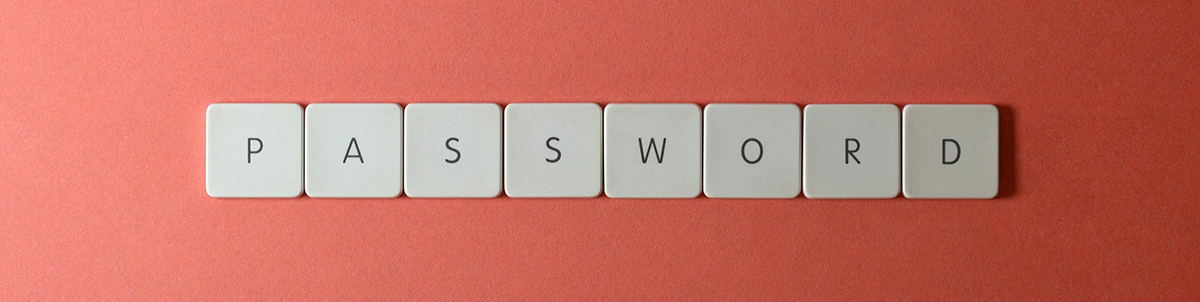Le mot "password" sur fond rouge